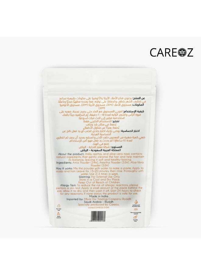 CAREOZ Aloe Vera, Amla & Areetha Hair Mask (2 Pieces) - Image 2